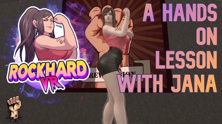 A Hands On Lesson With Jana VR porn game thumbnail